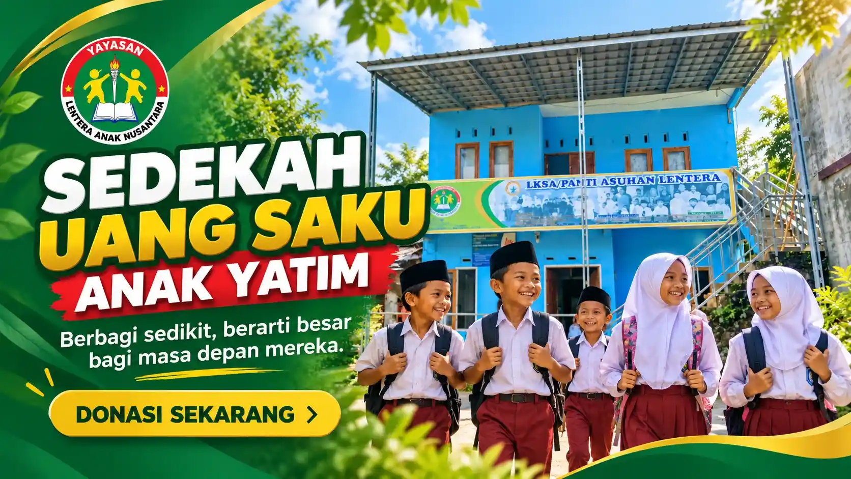 Sedekah Uang Saku Anak Yatim | Lentera Situbondo